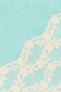 Paperback Ivory and Blue Lace Composition Notebook - Small Unruled Notebook - 6x9 Blank Notebook (Softcover Journal / Notebook / Sketchbook / Diary) Book