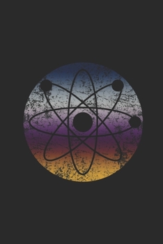 Paperback Physic Atoms: Blank Lined Notebook (6" x 9" - 120 pages) Simple Physics Notebook for Daily Journal, Diary, and Gift Book