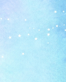 Starry Painted Skies Composition Notebook - Large Ruled Notebook - 8x10 Lined Notebook (Softcover Journal / Notebook / Diary)