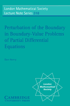 Paperback Perturbation of the Boundary in Boundary-Value Problems of Partial Differential Equations Book