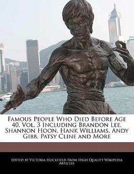 Famous People Who Died Before Age 40