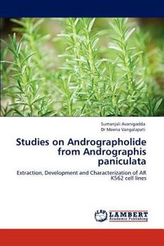 Paperback Studies on Andrographolide from Andrographis Paniculata Book