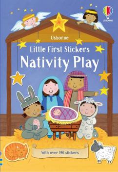 Paperback Little First Stickers Nativity Play Book