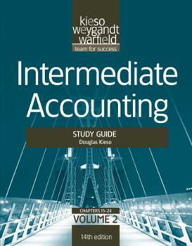 Paperback Intermediate Accounting, Study Guide, Volume 2: Chapters 15-24 Book