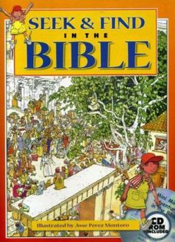 Hardcover Seek & Find in the Bible Book