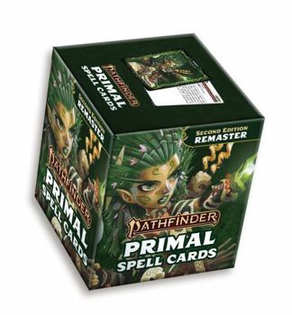 Hardcover Pathfinder Primal Spell Cards (Remastered) (P2) Book