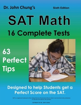 Paperback Dr. Chung's SAT Math: Designed to help students get a perfect score on the SAT. Book