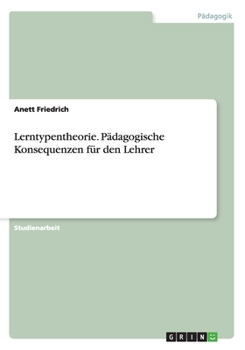 Paperback Lerntypentheorie. Pädagogische Konsequenzen für den Lehrer [German] Book