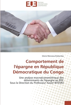 Paperback Comportement de l'épargne en république démocratique du congo [French] Book