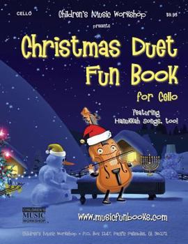 Paperback Christmas Duet Fun Book for Cello Book