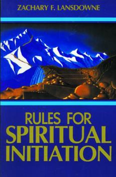Paperback Rules for Spiritual Initiation Book
