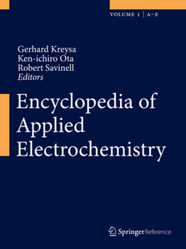 Hardcover Encyclopedia of Applied Electrochemistry Book