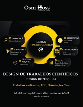 Paperback Design de Trabalhos Científicos: Design de Pesquisa, Trabalhos Acadêmicos, TCC, Dissertação e Tese [Portuguese] Book