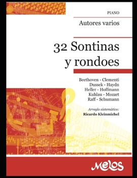 Paperback 32 Sonatinas y rondoes: Un gran compilado de partituras para piano [Spanish] Book
