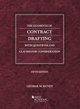 Paperback The Elements of Contract Drafting (Coursebook) Book