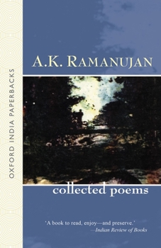 Paperback The Collected Poems of A. K. Ramanujan Book
