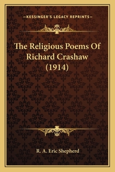 Paperback The Religious Poems Of Richard Crashaw (1914) Book