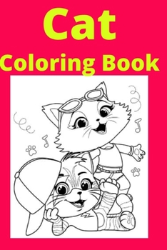 Paperback Cat Coloring Book: Kids for Ages 4-8 Book