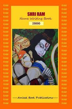 Paperback 25000 Shri Ram - writing book