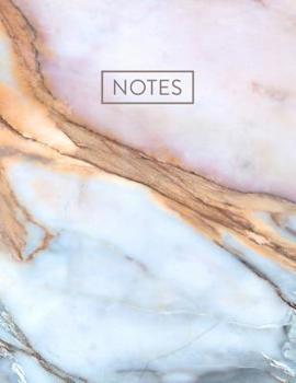 Notes: Pink & Blue Marble Single Subject Notebook (College Ruled)