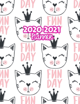 2020-2021 Planner: Two Year Calendar Organizer and Goal Journal | January 2020 - December 2021 Daily, Weekly and Monthly Planner Book with Back Sticker Expression Wall for 2 Years | Design Code 729914