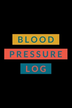 Paperback Blood Pressure Log: Tracker Book