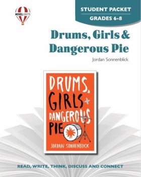 Paperback Drums, Girls & Dangerous Pie - Student Packet by Novel Units Book