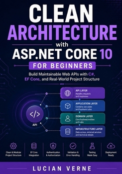 Clean Architecture with ASP.NET Core 10 for Beginners: Build Maintainable Web APIs with C#, EF Core, and Real-World Project Structure