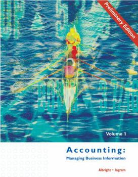 Paperback Accounting: Managing Business Information; Volume 1 Book