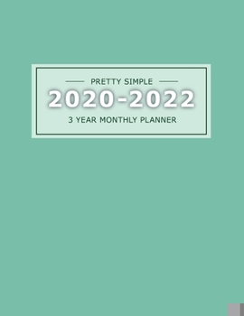 Paperback 2020 20223 Year Monthly Planner: 36 Months Yearly Planner & Monthly Calendar View -Very Simple Design Planner Schedule - Organizer - Great Useful Jour Book