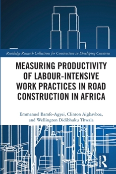 Paperback Measuring Productivity of Labour-Intensive Work Practices in Road Construction in Africa Book
