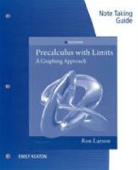 Paperback Notetaking Guide for Larson's Precalculus with Limits: A Graphing Approach, Texas Edition, 6th Book