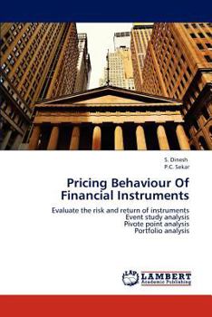 Paperback Pricing Behaviour Of Financial Instruments Book