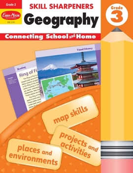 Paperback Skill Sharpeners: Geography, Grade 3 Workbook Book