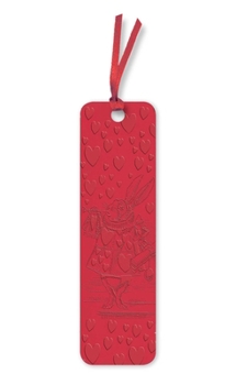 Alice's Adventures in Wonderland: White Rabbit Artisan Art Vegan Leather Bookmarks (pack of 10)