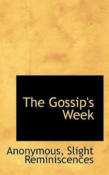 Paperback The Gossip's Week Book