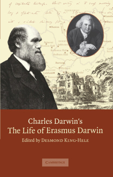 Hardcover Charles Darwin's 'The Life of Erasmus Darwin' Book