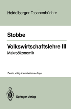 Paperback Volkswirtschaftslehre III: Makroökonomik [German] Book