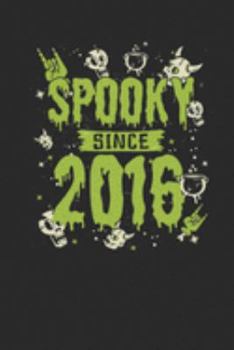 Spooky Since 2016: Graph Paper Journal (6" X 9" - 120 Pages/ 5 Squares per inch) for Birthday and Happy Halloween Gift Idea