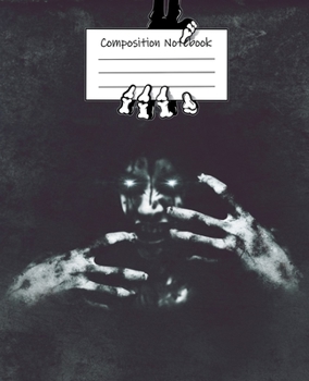 Halloween Horror Face Wide Ruled Journal: 110 Blank Lined Wide Ruled (7.5 x 9.25) Pages to Jot Down Your Thoughts