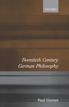 Paperback Twentieth Century German Philosophy Book