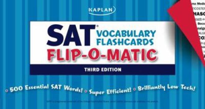 Paperback SAT Vocabulary Flashcards Flip-O-Matic Book