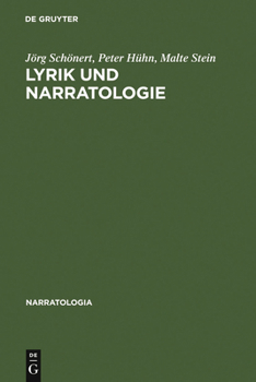 Hardcover Lyrik Und Narratologie: Text-Analysen Zu Deutschsprachigen Gedichten Vom 16. Bis Zum 20. Jahrhundert [German] Book