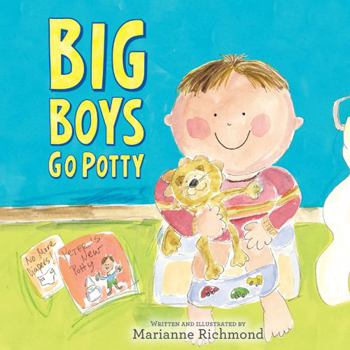 Hardcover Big Boys Go Potty Book