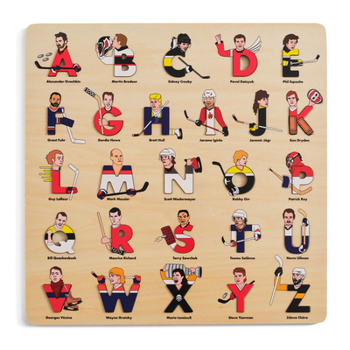 Misc. Hockey Legends Wooden Alphabet Puzzle Book