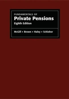 Hardcover Fundamentals of Private Pensions Book