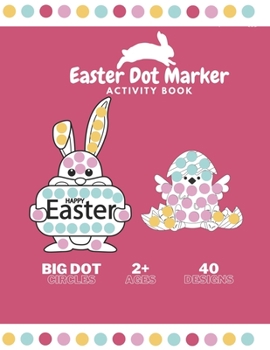 Paperback happy easter dot markers activity book for kids Book