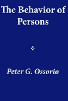 Paperback The Behavior of Persons Book