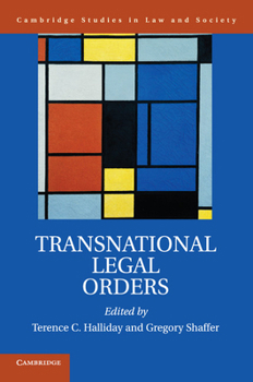 Transnational Legal Orders - Book  of the Cambridge Studies in Law and Society