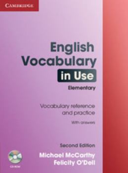 Paperback English Vocabulary in Use Elementary with Answers [With CDROM] Book